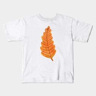 leaf watercolor foliage Kids T-Shirt